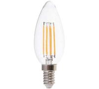 V-TAC Lampadina LED E14 4W Candela Filamento 6500K