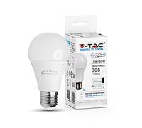 V-TAC Lampadina LED E27 10W A60 Compatibile con Google Home e Amazon Alexa Tramite App Smart RGB e 3 in 1 Dimmerabile