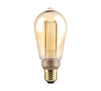 V-TAC Lampadina LED E27 4W ST64 Candela Filamento Ambrato Art 1800K