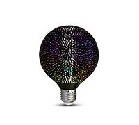 V-TAC Lampadina LED E27 5W G125 Filamento 3D 3000K