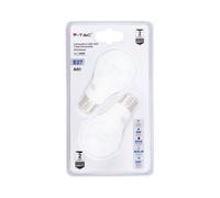 V-TAC Lampadina LED E27 9W A60 3 Step Dimmerabile 4000K (Blister 2 Pezzi)