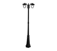LAMPADA DA GIARDINO A TERRA 2 ATTACHI E27 CON PALO VT-739-LED7062 V-TAC