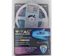 V-TAC Led Strip Set Cob 422 13W Led Cob Strip Light Rgb Ip20 24V 2880+3625+3272