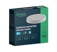 V-TAC Mini pannello LED - Samsung - Superficie retroilluminata - IP20 - Bianco - 1850 lumen - 3000 K