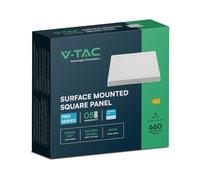 V-TAC Mini pannello LED - Samsung - Superficie retroilluminata - IP20 - Bianco - 6W - 660 lumen - 3000K