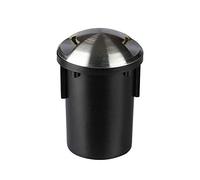 V-TAC SEGNAPASSO DA INTERRAMENTO 2 FASCI IN ALLUMINIO IP67 PORTALAMPADA MR16