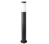 V-TAC Piantana LED da Giardino 80cm con Portalampada E27 (max 60W) in Acciaio Inossidabile Nero IP44