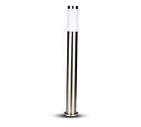 PORTALAMPADA DA TERRA 1 X E27 ACCIAIO INOX IP44 80 CM VT-838S-LED8625 V-TAC