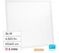 PANNELLO LED RETROILLUMINATO 36W BIANCO FREDDO SUPERFICIE 600X600 SAMSUNG CHIP VT-61036-LED23625-1 V-TAC