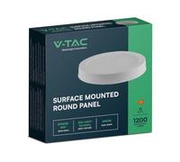 V-TAC Pannello LED 12W Montaggio a Plafone Rotondo 4000K