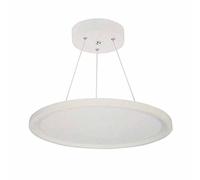 V-TAC Pannello LED Tondo Smd Pendente 30W, Luce Bianco Freddo 6000K