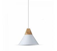 V-TAC PENDENTE LEGNO/ALLUMINIO LIGHT WHITE 3756