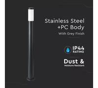 V-TAC VT-838 Portalampada Wall Light da giardino con fissaggio a terra 110cm in