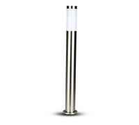 V-TAC Piantana LED da Giardino con Portalampada E27 (max 60W) in Acciaio Inossidabile h: 80cm IP44