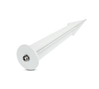 V-TAC Picchetto in Alluminio per Fari LED Colore Bianco d: 60mm H:265mm