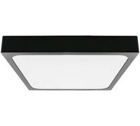 V-TAC Plafoniera LED Quadrata 18W Cornice Nera 4000K IP44