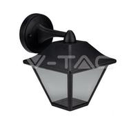 V-TAC PLAFONIERA DA PARETE IN ALLUMINIO E27 IP44 NERO 8686