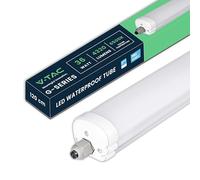 V-TAC Plafoniera LED da Soffitto Lineare Impermeabile - 120 CM - 36W - Chip Samsung - Lampada Rettangolare 4320 Lumen IP20 per Parete, Garage, Negozio - Tubo LED - Luce 6400K Bianca Fredda