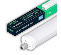 V-TAC Plafoniera LED Impermeabile 120 CM da Esterno - 36W - PRO SERIES - Lampada Rettangolare da Soffitto e Parete - 4320 Lumen - per Garage, Negozio, Magazzino - Tubo LED - Luce 4500K Bianca Naturale