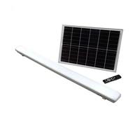 V-TAC Plafoniera LED Impermeabile 18W Cambia Colore 3 in 1 ricaricabile con Pannello Solare e Sensore di movimento IP65