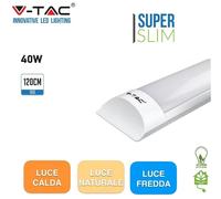 V-TAC PLAFONIERA LED LINEARE 120 cm 40W TUBO VT-8040 SUPER SLIM NUOVO MODELLO