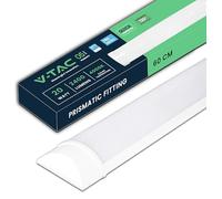 V-TAC Plafoniera LED Lineare da Soffitto 60 CM - 20W - Chip Samsung - Lampada Rettangolare 2400 Lumen IP20 per Parete, Garage, Negozio - Tubo LED - Luce 4000K Bianca Naturale
