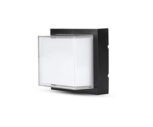 V-TAC PLAFONIERA LED NERA QUADRATA 12W IP65 4000K VT-828 8544