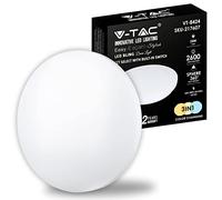 V-TAC Plafoniera LED Rotonda da Soffitto 36W con Interruttore - Cambia Colore Luce Calda, Fredda, Naturale 3 in 1 - Lampada Satinata per Casa e Ufficio 3900 Lumen - IP20 - Diametro 480 mm