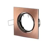 PORTALAMPADA QUADRATO SPOT INCASSO ORO ORIENTABILE VT-779-LED8582 V-TAC