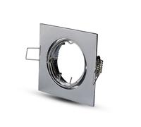V-TAC Portafaretto LED da Incasso quadrato GU10 (MR16) orientabile 10 pezzi