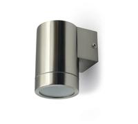 V-TAC Portafaretto LED da Muro Rotondo GU10 (Max 35W) Colore Metallico IP44