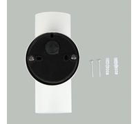 V-TAC VT-7662 Portalampada wall light da muro acciaio inossidabile rotondo