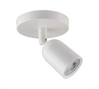 V-TAC Portafaretto LED Montaggio a Plafone Rotondo GU10 Orientabile Colore Bianco