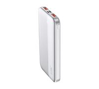 POWER BANK 10000MAH RICARICA RAPIDA BIANCO VT-10000 -LED7832 V-TAC