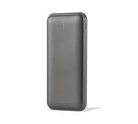 V-TAC Power Bank 10.000 mAh Dual USB e Tipo C Colore Grigio