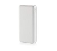 V-TAC Powerbank 20000 Bianco Portatile con Display Digitale, Batteria Esterna 20000mAh con 2 Porte USB per iPhone X iPhone 6/7/8 iPad Samsung Galaxy e Altri dispositivi Android, Apple, USB
