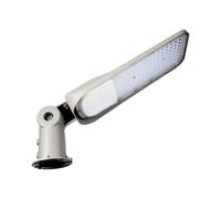 V-TAC PRO Armatura Stradale LED Chip Samsung 100W 110LM/W con Sensore Colore Grigio 6400K IP65