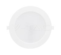 V-TAC PRO Mini Pannello LED 12W Chip Samsung Montaggio ad Incasso Rotondo Colore Bianco 4000K