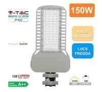 VT-21963 - Lampione, 150 W, 20300 lm, 6500 K, nero, IP65