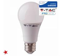 LAMPADINA LED V-Tac Chip Samsung E27 9W 4000K VT-210 229 Bianco Naturale 10pz [EEK: A+]