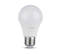 V-TAC PRO VT-210 LAMPADINA LED E27 9W BULB A58 - SKU 228/229 / 230 CONFEZIONI 5-10-15-20 PEZZI (5, BIANCO NATURALE)
