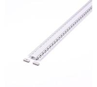 V-TAC Profilo in Alluminio ad Incasso in Cartongesso per Doppia Strip LED, Bianco