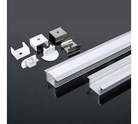 PROFILO ALLUMINIO PER STRISCE LED DA 2MT OPACO VT-8115-LED3357 V-TAC
