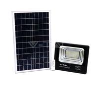 FARO LED 35W NATURALE BATTERIE CON PANNELLO SOLARE VT-100W-LED8576 V-TAC