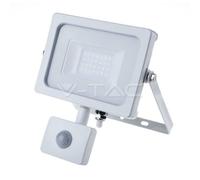 V-TAC Faro LED da esterno VT-20-S 20W con Chip Samsung e sensore PIR Bianco 6400K IP65