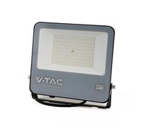 V-TAC PRO VT-44104 Faro LED 100W SMD Chip Samsung corpo nero - vetro grigio luce