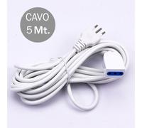 V-TAC Prolunga lineare PROLV-LED8730 5 m spina e presa 10 A Bianca