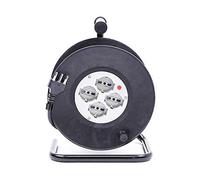 PROLUNGA AVVOLGIBILE 25MT SPINA ITA 16A 4 PRESE PROLV-LED8703 V-TAC