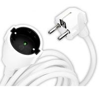 V-TAC Prolunga Elettrica Presa Schuko Spina Schuko - 5 METRI - Prolunga Cavo Elettrico per Casa, Ufficio, Negozio, Lavoro - Super Resistente - Carico Massimo 3680 Watt