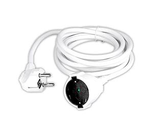 V-TAC Prolunga Elettrica Presa Schuko Spina Schuko da 3 Metri - Prolunga Cavo Elettrico per Casa, Ufficio, Negozio, Lavoro - Super Resistente - Carico Massimo 3680W